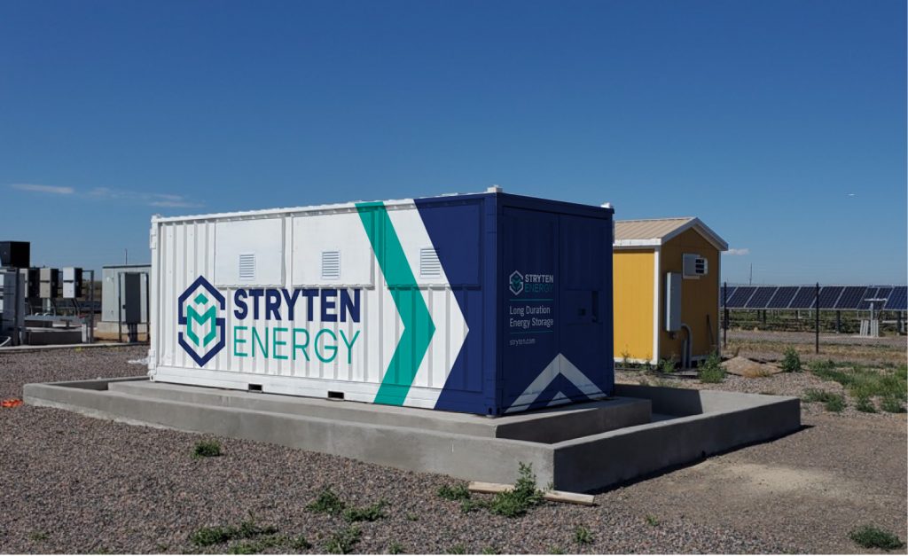 Stryten advanced flow battery inflation reduction act press release 2