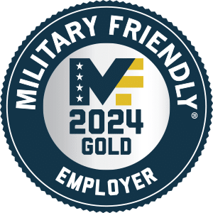 Gold Military Friendly Employer logo